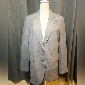 Michael Kors Boyfriend Blazer - Pinstripe